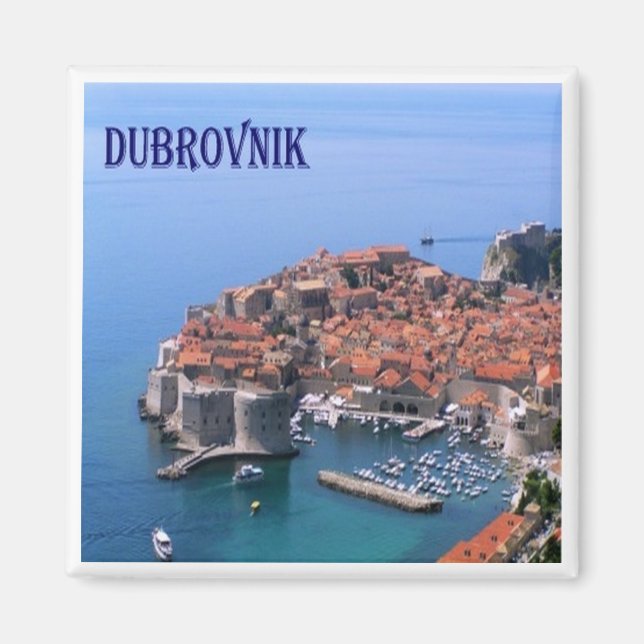 Íman zHR017 DUBROVNIK, Croácia, Fridge (Frente)