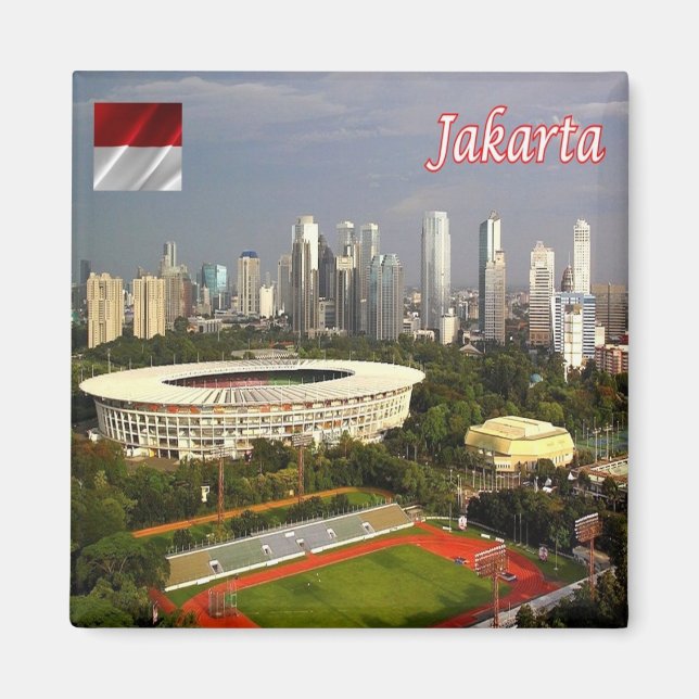 Íman zID013 JAKARTA, Estádio Municipal, Indonésia, frig (Frente)