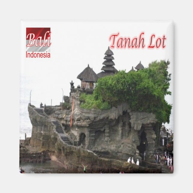 Íman zID020 TANAH LOT Bali. Indonésia, Ásia, geladeira (Frente)