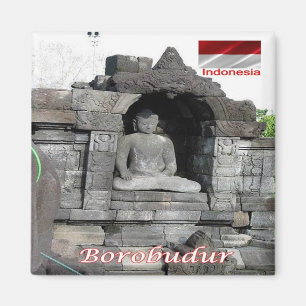 Íman zID025 BOROBUDUR Indonésia, Ásia, geladeira