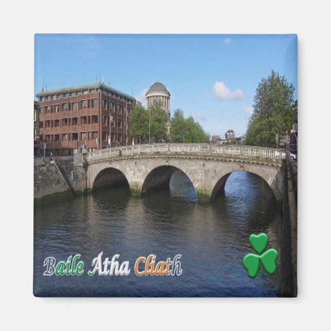 Íman zIE008 DUBLIN, Irlanda, Fridge (Frente)
