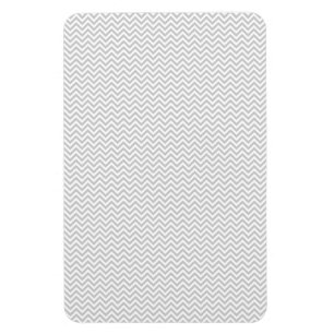 Íman Ziguezague cinzento simples