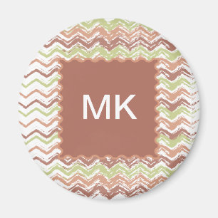 Íman Ziguezague de Chevron do Scribble da especiaria