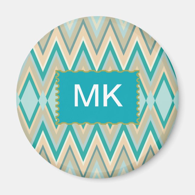 Íman zigzag-phones diagonais (Frente)