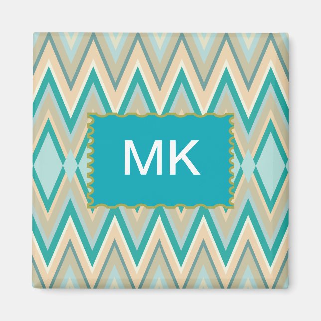 Íman zigzag-phones diagonais (Frente)