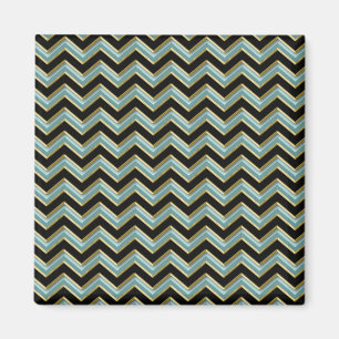 Íman ZigZag preto-e-Dourado