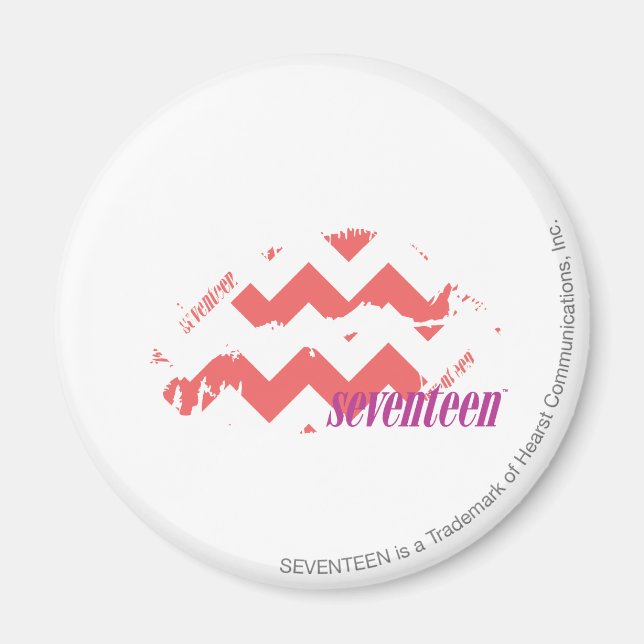 Íman ZigZag Rosa (Frente)