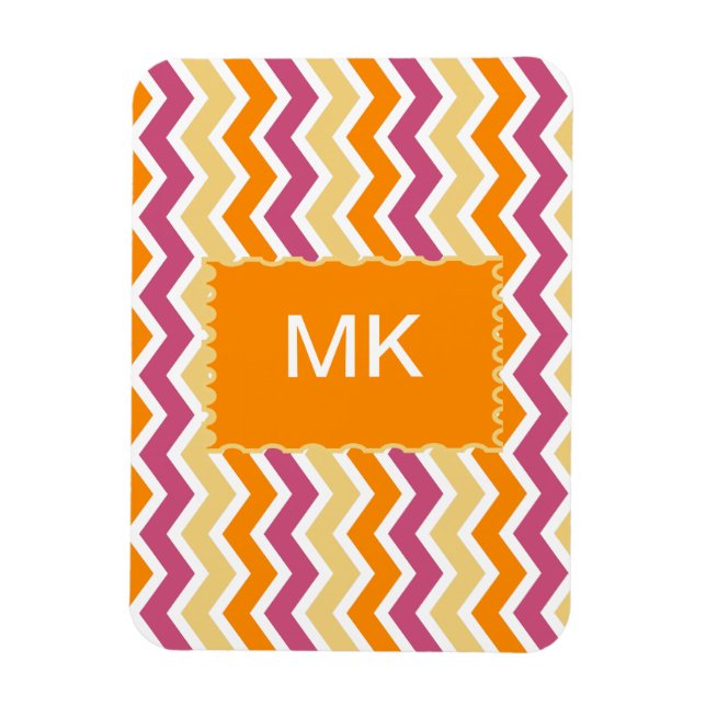 Íman ZigZag tribal vibrante (Vertical)