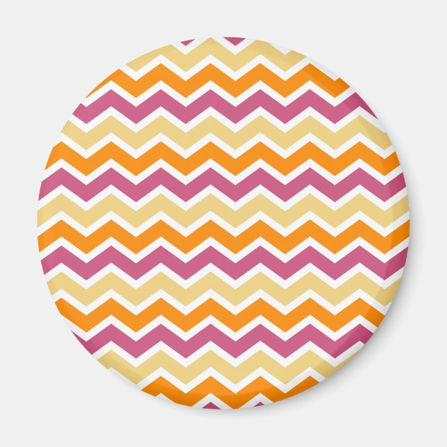 Íman ZigZag tribal vibrante (Frente)