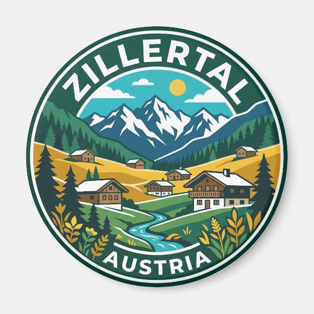 Íman Zillertal Áustria (Frente)