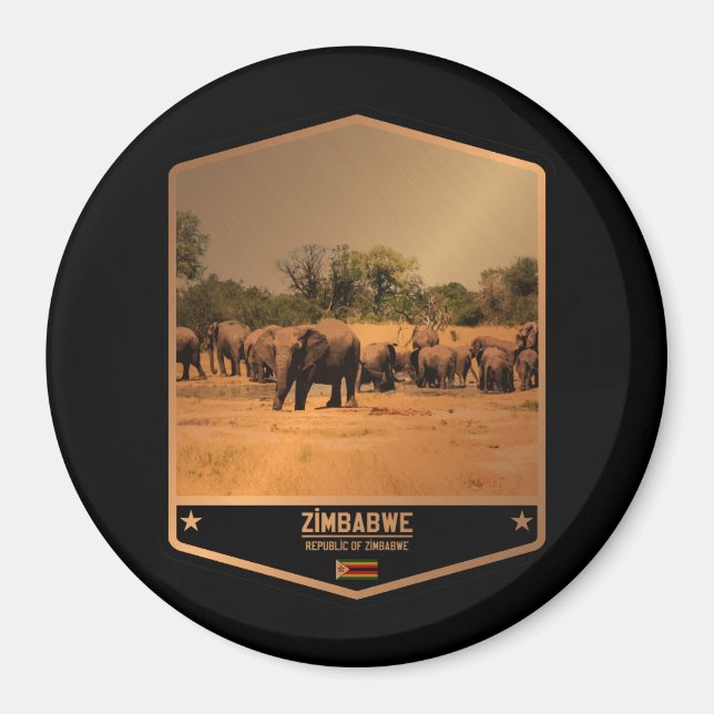 Íman Zimbabué (Frente)