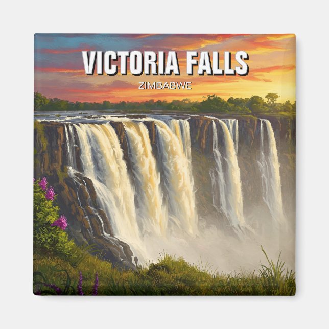 Íman Zimbábue Victoria Falls Viagem (Frente)