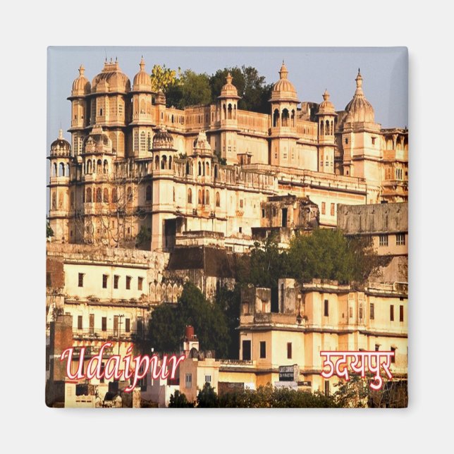 Íman zIN016 UDAIPUR City Palace, Índia, Ásia (Frente)