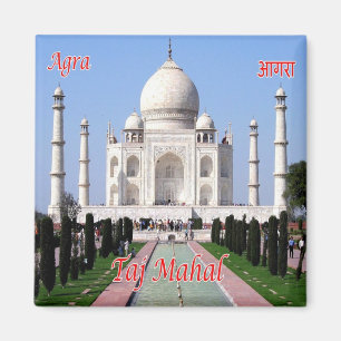 Íman zIN032 AGRA TAJ MAHAL, Índia, Ásia, frigorífico