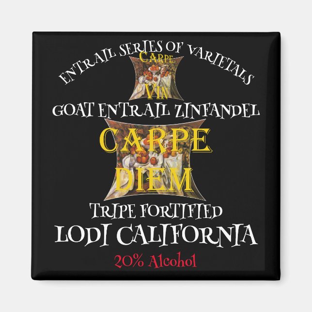 Íman Zinfandel Entrañas de Cabra de la Tripa de Califor (Frente)