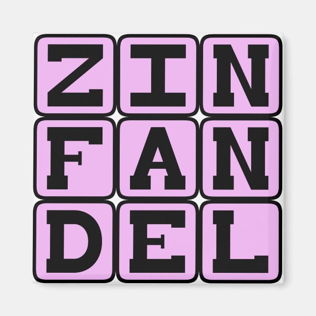 Íman Zinfandel, Tipo de Vinho Branco (Frente)