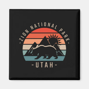 Íman Zion National Park Retro