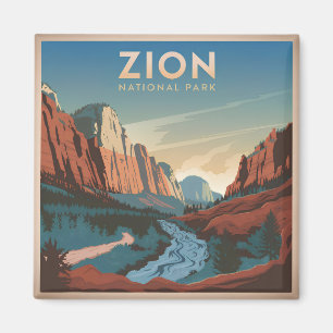 Íman Zion National Park Vintage