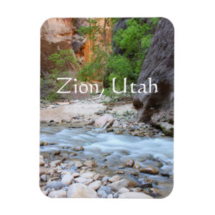 Íman Zion, Utah caminhando pelos estreitos