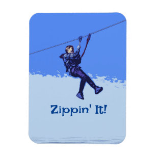 Íman Zippin! - Cavaleiro Zipline