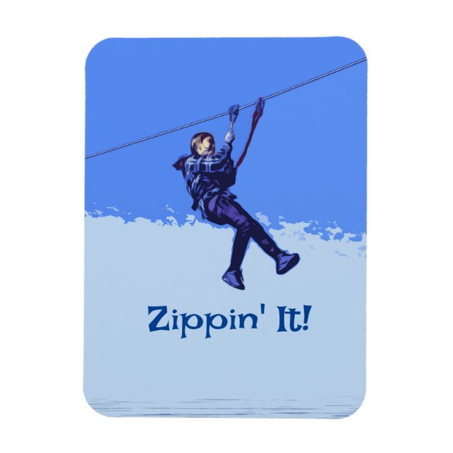 Íman Zippin! - Cavaleiro Zipline (Vertical)
