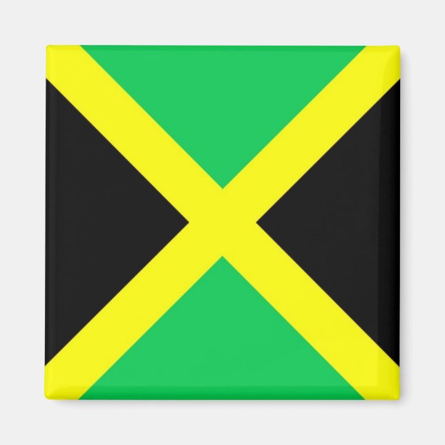 Íman zJM001 JAMAICA, Flag, America, Fridge (Frente)