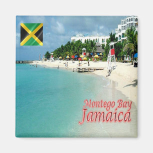 Íman zJM011 JAMAICA, Montego Bay, América, Fridge