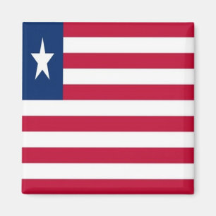 Íman zLR001 LIBÉRIA, FLAG, África, frigorífico