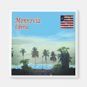 Íman zLR005 MONROVIA, Libéria, África, frigorífico