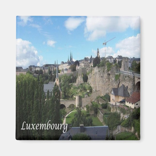Íman zLU005 LUXEMBOURG, frigorífico (Frente)