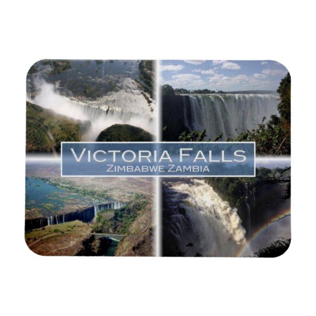 Íman ZM Zâmbia Zimbábue - Victoria Falls - (Horizontal)