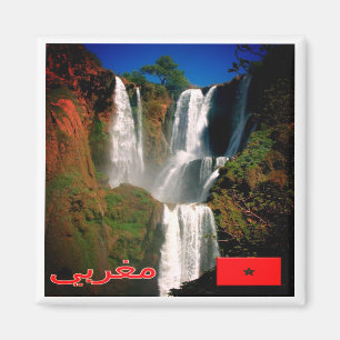 Íman zMA006 MOROCCO, d'Ouzoud Falls, África, geladeira