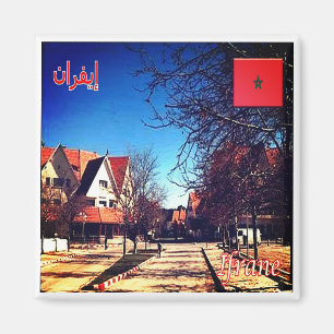 Íman zMA010 IFRANE, Marrocos, África, geladeira