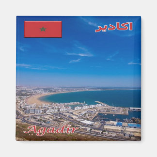 Íman zMA026 AGADIR, Marrocos, África, geladeira