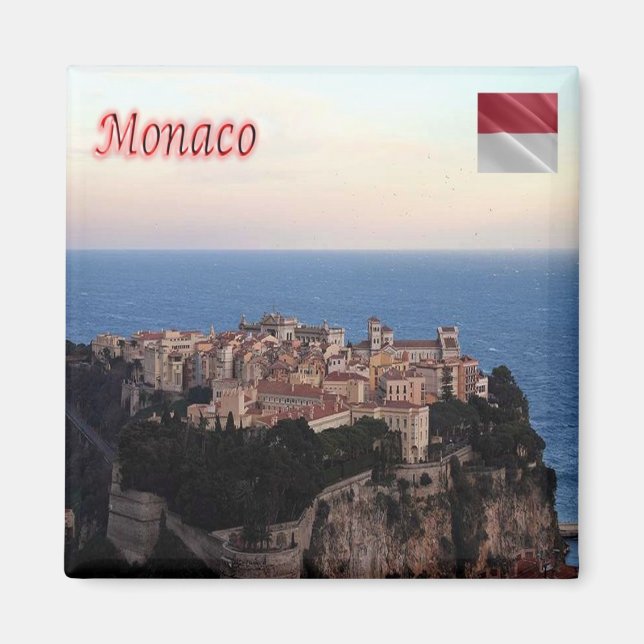 Íman zMC023 VILLE MONACO wiew, Fridge (Frente)