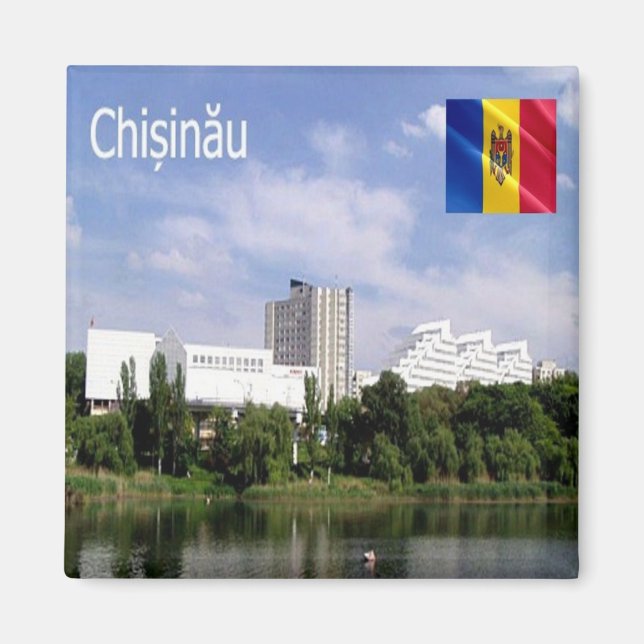 Íman zMD007 CHISINAU, Moldávia, Europa, Fridge (Frente)