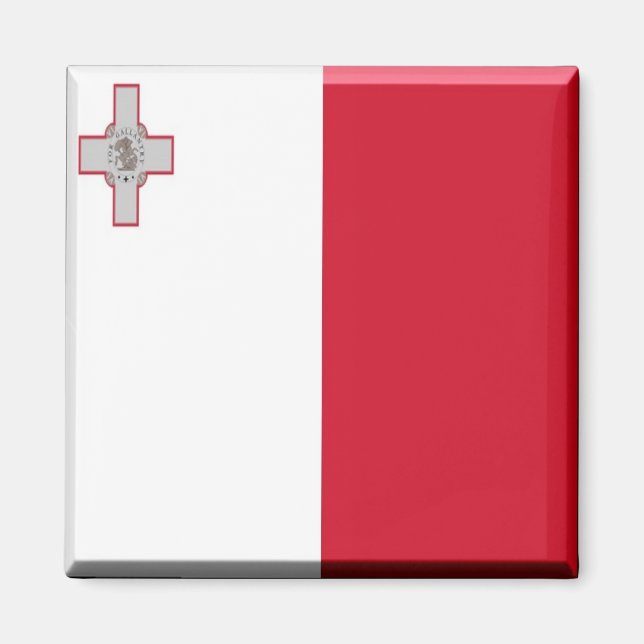Íman zMT001 maltês FLAG, Malta, Fridge (Frente)