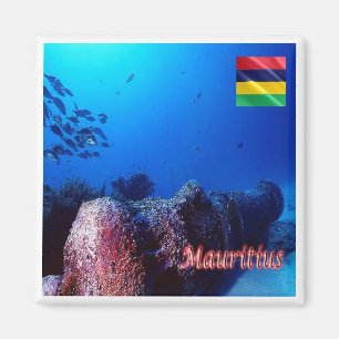 Íman zMU005 MAURITIUS, Image Diving, África, Fridge