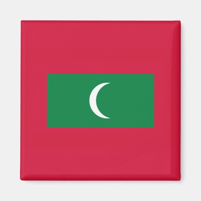 Íman ZMV001 Maldivian FLAG Maldives, Fridget (Frente)
