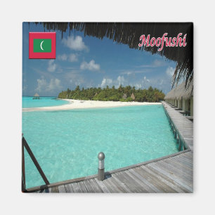 Íman zMV011 MOOFUSHI, Maldivas, Ásia, frigorífico