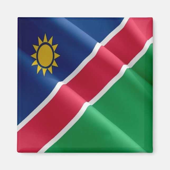 Íman zNA002 NAMIBIA, Sinalizador de Onda, África, gelad (Frente)