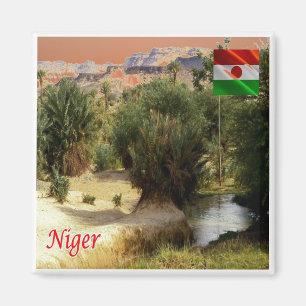 Íman zNE008 NIGER, Oasis Bilma, África, Fridge