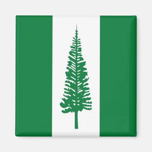 Íman ZNF001 NORFOLK ISLANDS FLAG, Oceânia, frigorífico (Frente)