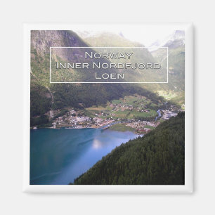 Íman zNO110 INNER NORDFJORD LOEN, Noruega, Fridge