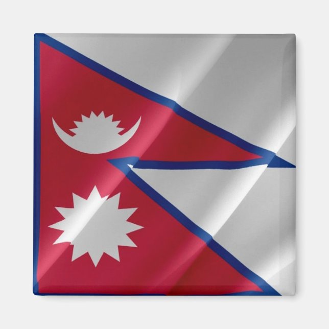 Íman zNP002 balançando nepalês no Nepal, frigorifico (Frente)