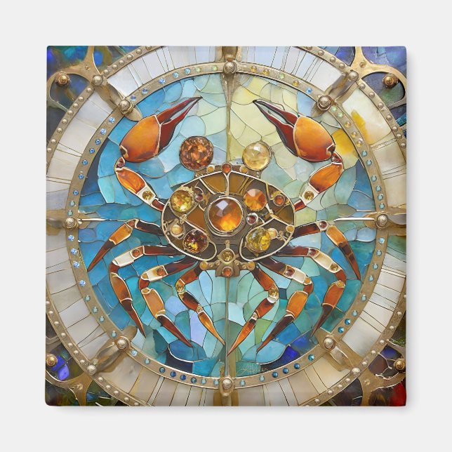 Íman Zodiac - Cancer O Caranguejo (Frente)