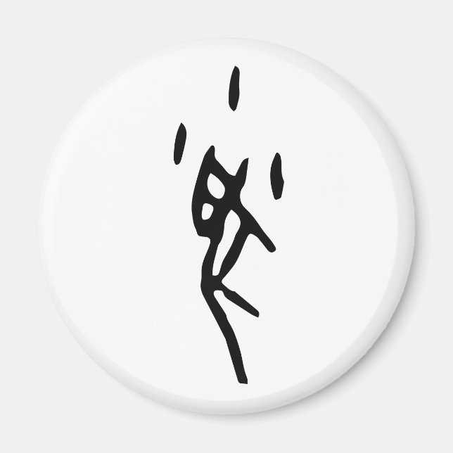 Íman Zodiac-Rat chinês maravilhoso-#001- (Frente)