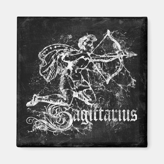 Íman Zodiac Vintage Sagittarius (Frente)