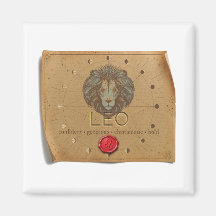 ZODÍACO - Leão - Magnet