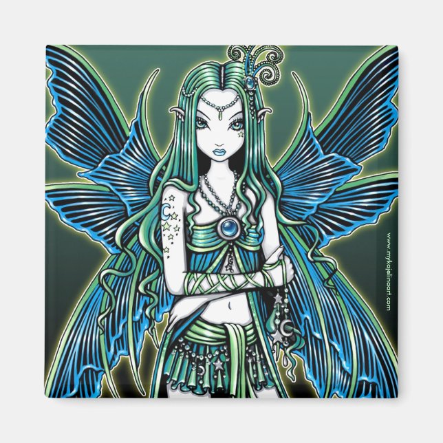 Íman "Zoe" Magneta Celestial de Arte Fada (Frente)